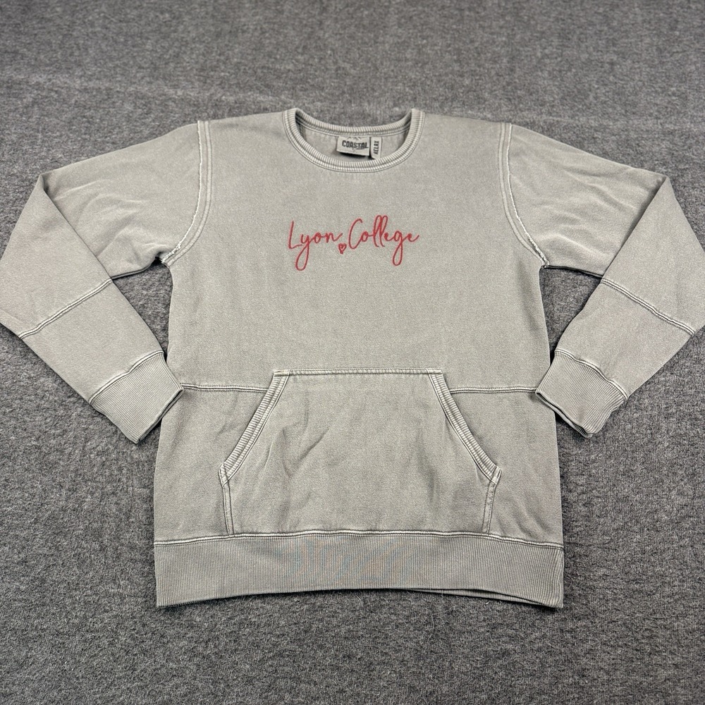 Lyon College Sweatshirt Womens Small Gray Sweater Sports NCAA School